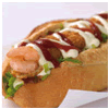 Crumbed Prawn Dog Roll