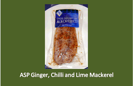 Ginger Chilli and Lime Mackerel